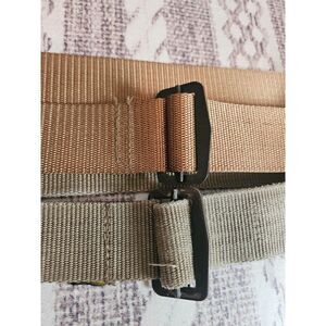 Tactical Web Style Belts (2)- Coyote and Khaki